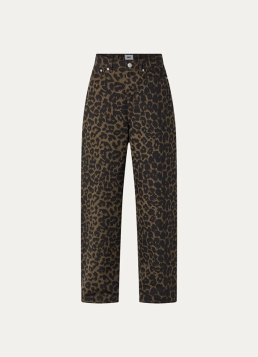 Obey Alysa high waist wide fit jeans met gekleurde wassing