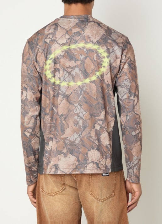 Obey Basecamp longsleeve met print