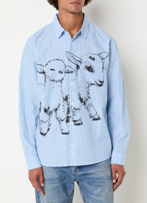 Obey Billy regular fit overhemd met print