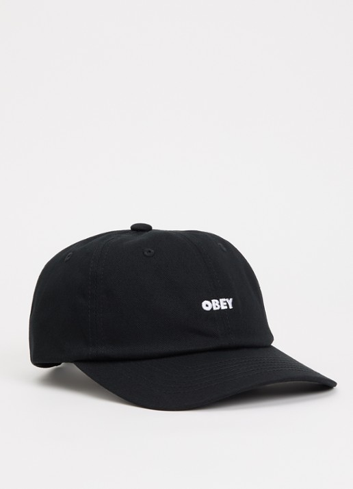 Obey Bold Curve pet met logoborduring