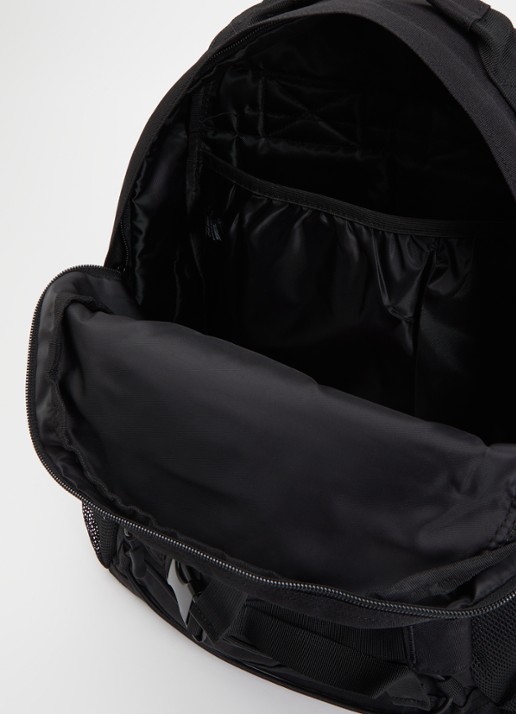 Obey Commuter rugzak met logo en 16 inch laptopvak - detail 2 zwart