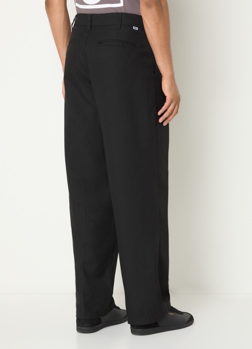 Obey Dean loose fit chino met steekzakken - achterkant 5 zwart