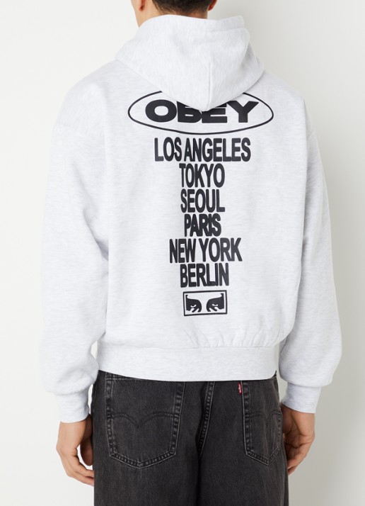 Obey Hoodie met front- en backprint