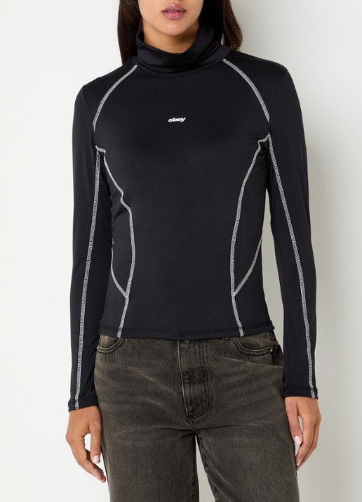 Obey Nalia top met col en print