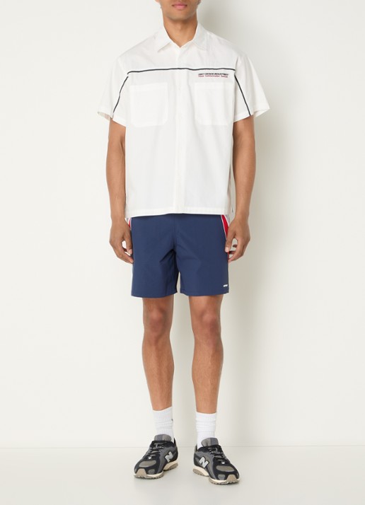 Obey Onset zwembroek met logo - voorkant 3 donkerblauw