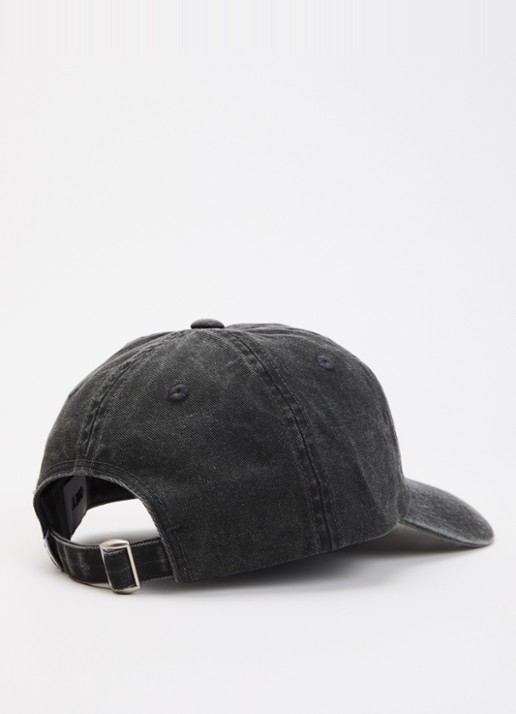 Obey Signature 6 Panel pet met logoborduring - detail 2 zwart