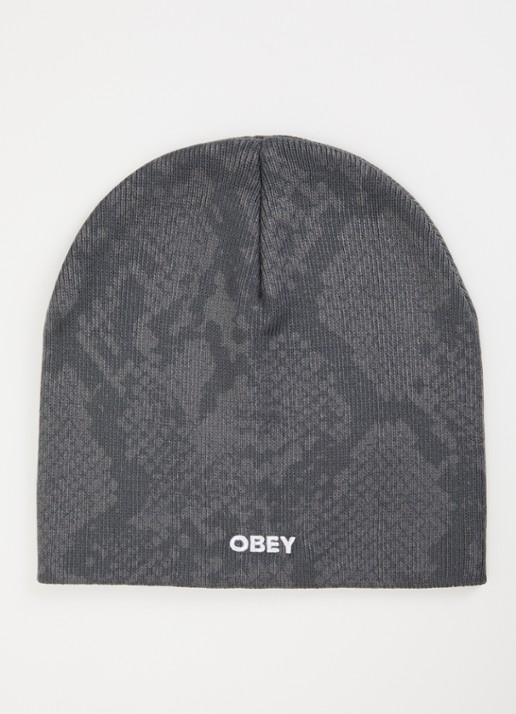 Obey Silo muts met logoborduring