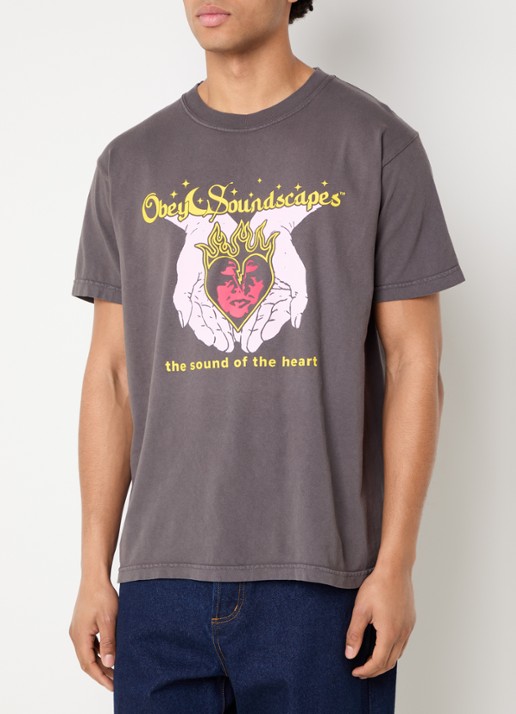 Obey Soundscapes T-shirt met print