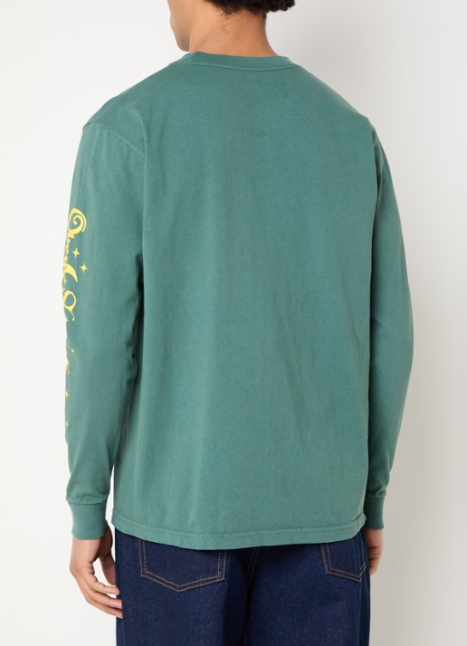 Obey Soundscapes T-shirt met print - achterkant groen