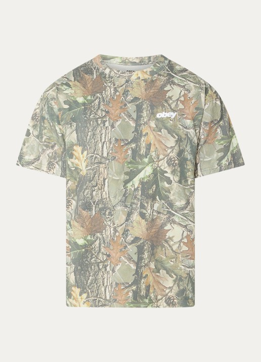 Obey T-shirt met print - voorkant 2 multicolor