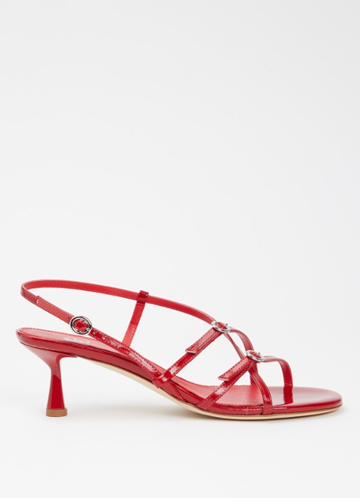 Odare Blanca sandalette van leer