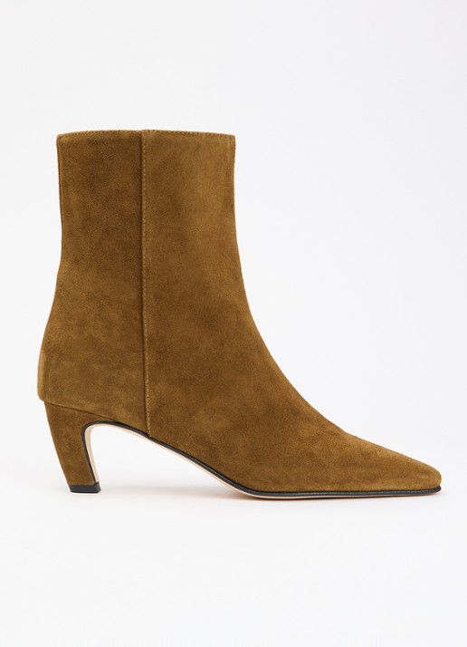 Odare Phaedra enkellaarsje van leer - voorkant beige