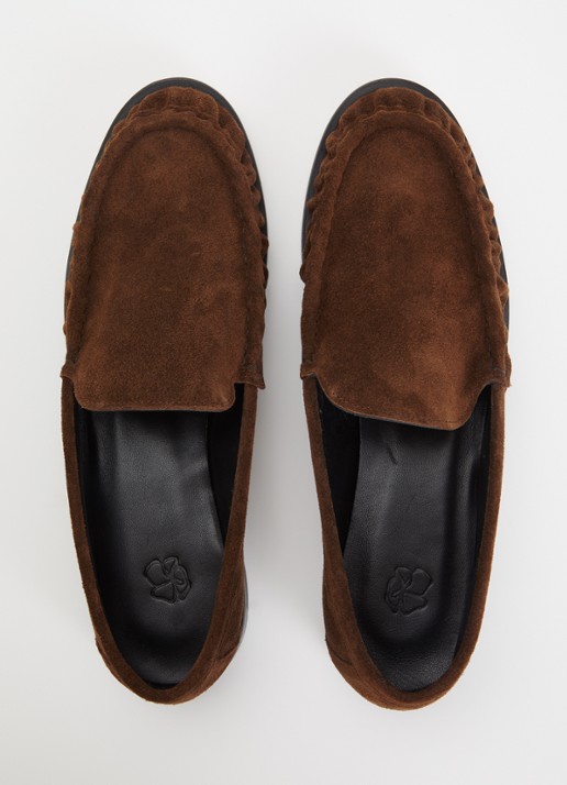 Odare Rudi loafer van leer  - detail 4 bruin