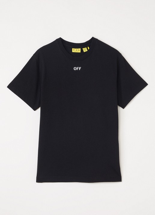 Off-White Arrow T-shirt met logo- en backprint