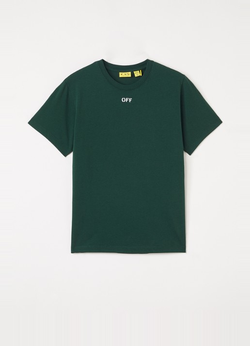 Off-White Arrow T-shirt met logo- en backprint