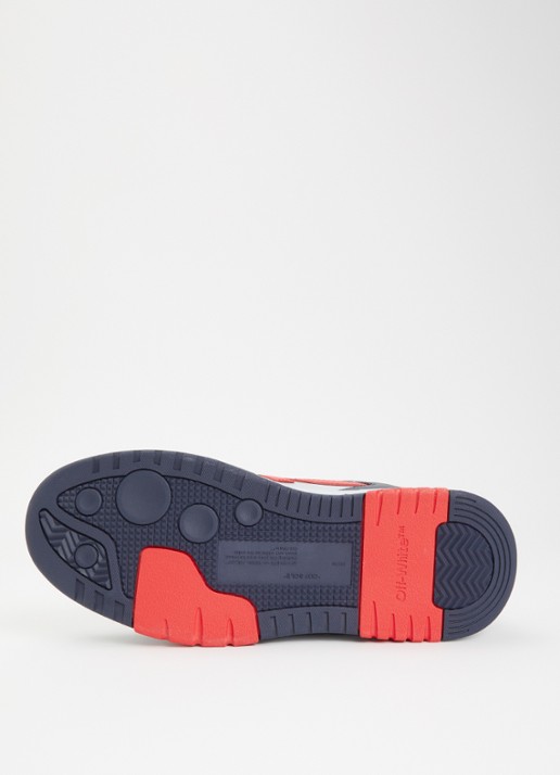 Off-White B-Out Of Office sneaker van leer  - detail 4 donkerblauw