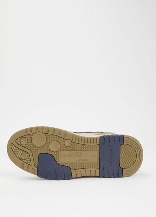 Off-White B-Out Of Office sneaker van leer  - detail 2 legergroen