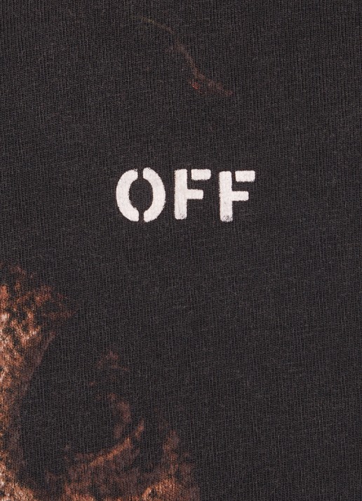 Off-White Bacchus T-shirt met print  - detail 2 zwart