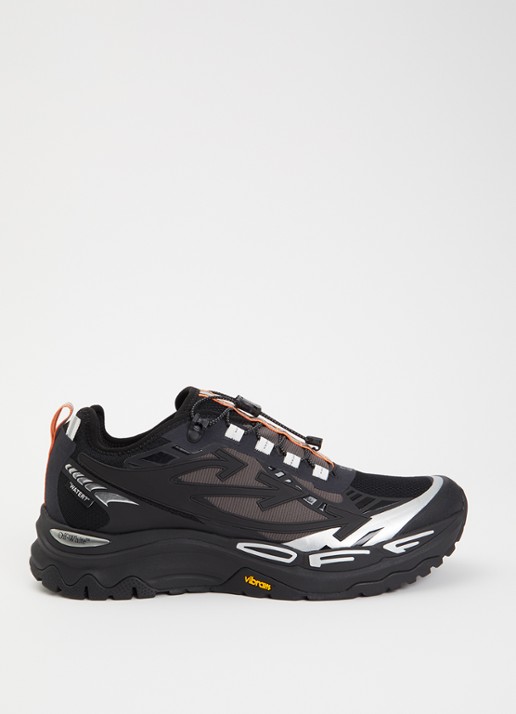 Off-White Be Right Back Trail sneaker van mesh met metallic details