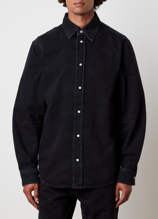 Off-White Bookish comfort fit overhemd van denim
