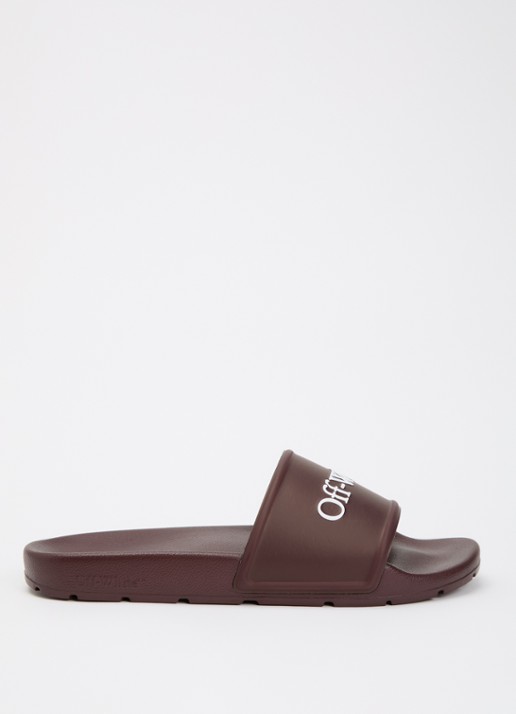 Off-White Bookish slipper met logo