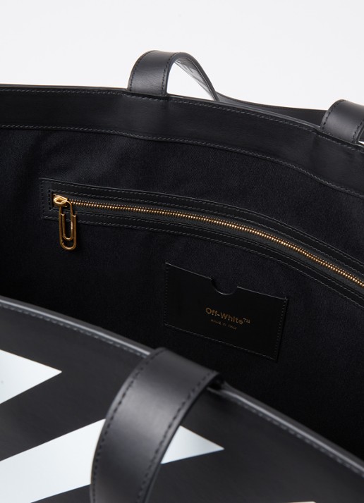 Off-White Diag Hybrid shopper van leer - detail multicolor