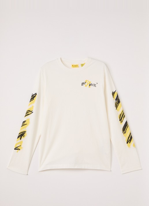Off-White Diag longsleeve met logoprint