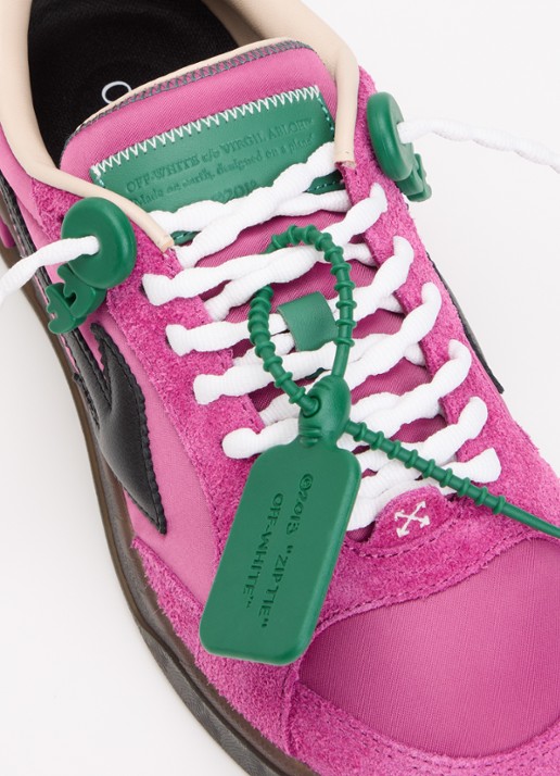 Off-White End Of Play sneaker met details van suède - detail 4 fuchsia