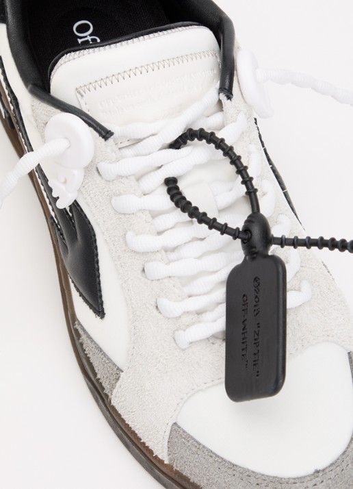Off-White End Of Play sneaker met details van suède - detail 4 wit