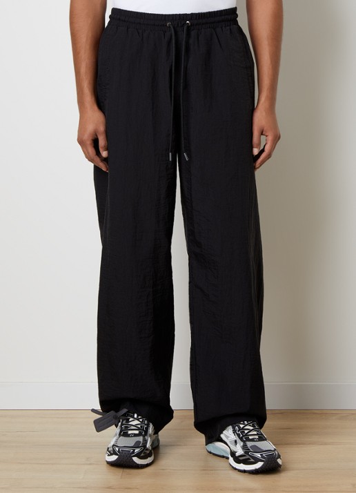 Off-White Glossy arrow wide fit broek met steekzakken