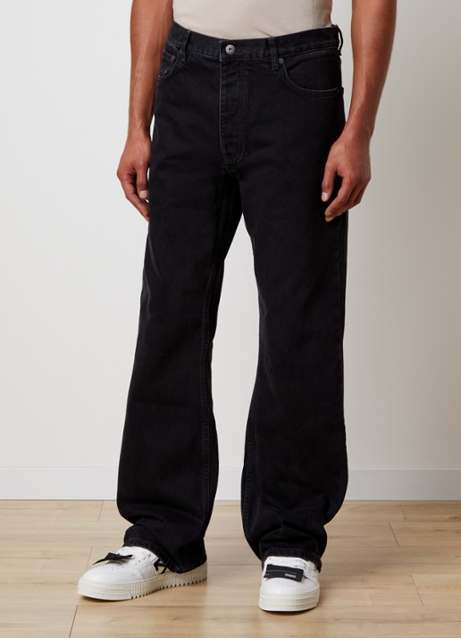 Off-White Half Arrow loose fit jeans met backprint