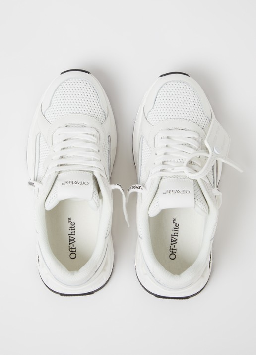 Off-White Kick Off sneaker van leer - detail 5 wit
