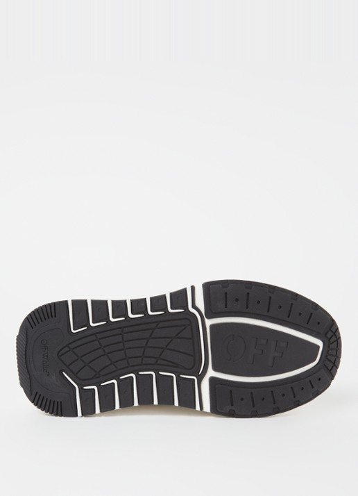 Off-White Kick Off sneaker van leer - detail 7 wit