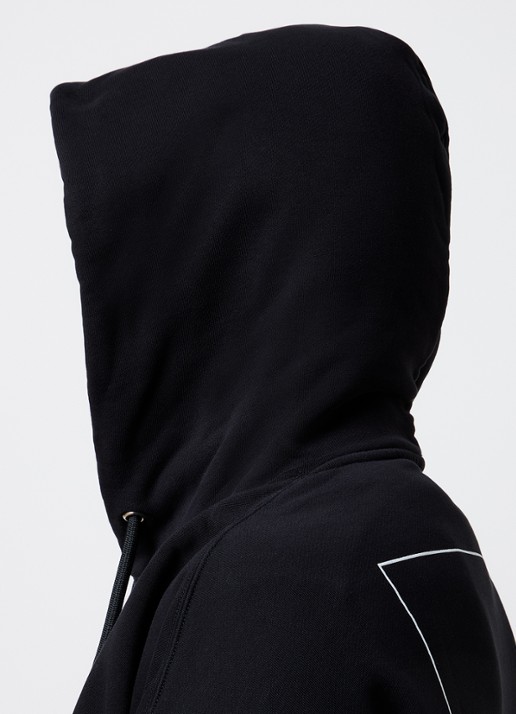 Off-White Landscape hoodie met logo- en backprint - detail 5 zwart