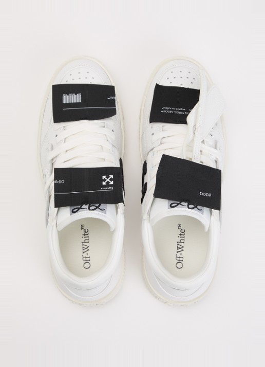 Off-White Low Top 3.0 Off Court sneaker met details van leer - detail 2 wit