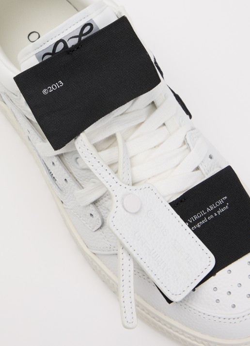 Off-White Low Top 3.0 Off Court sneaker met details van leer - detail 4 wit