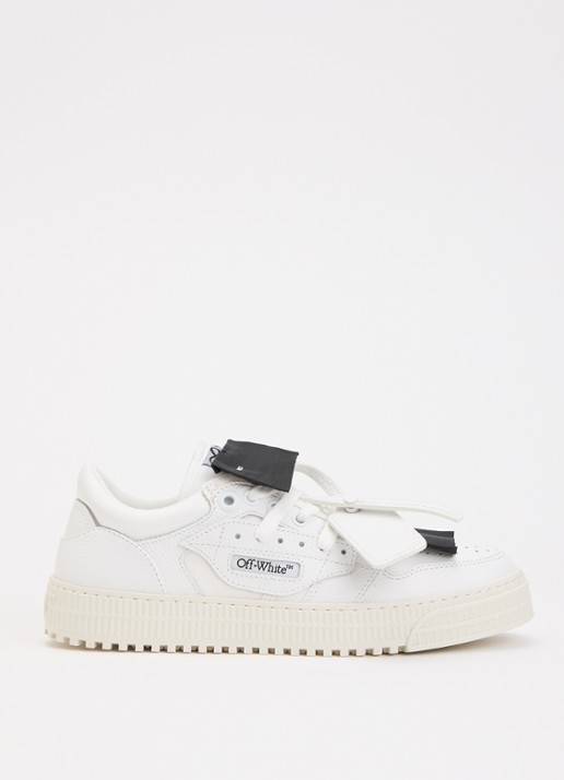 Off-White Low Top 3.0 Off Court sneaker met details van leer