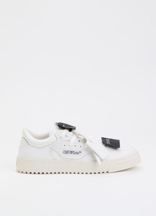 Off-White Low Top 3.0 Off Court sneaker met details van leer