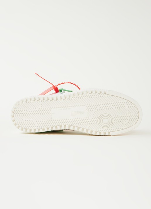 Off-White Off Court 3.0 sneaker van leer  - detail 3 wit