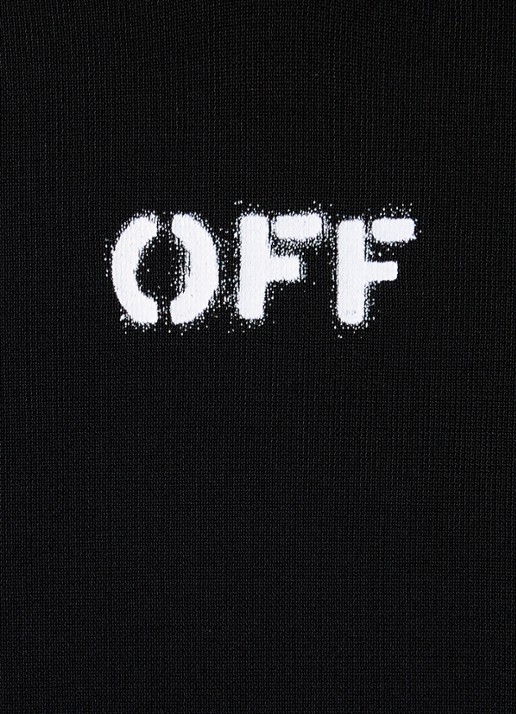 Off-White Off Stamp longsleeve met logo - detail 3 zwart
