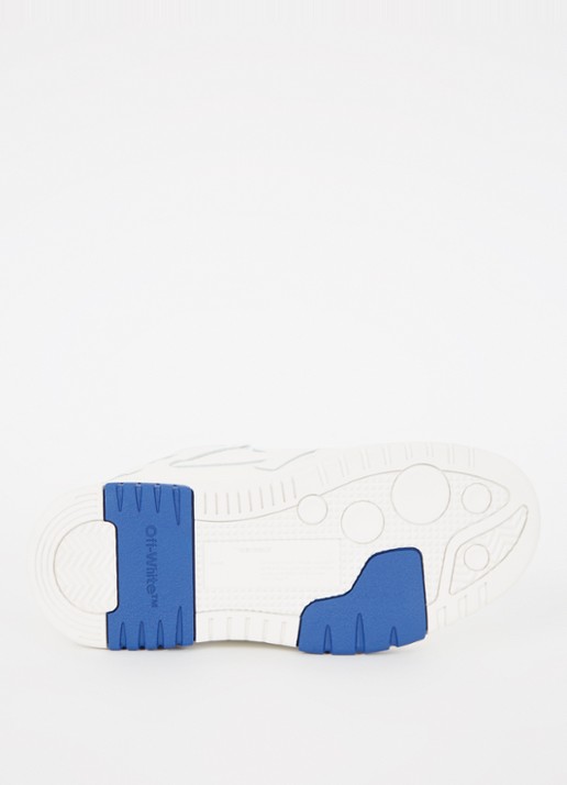 Off-White Out Of Office "For Walking" sneaker van kalfsleer - detail 4 wit