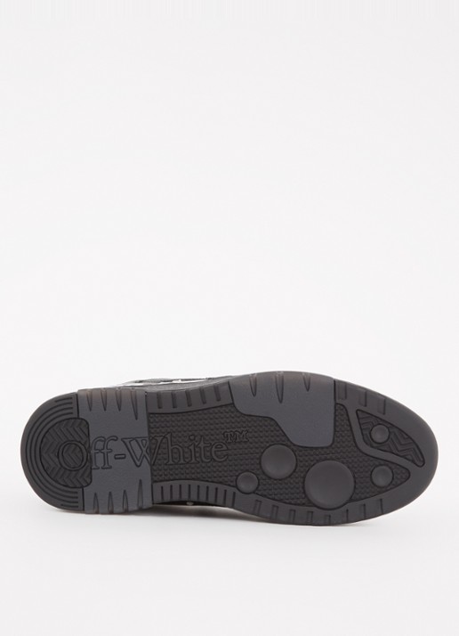 Off-White Out Of Office sneaker van kalfsleer met print - detail 6 zwart