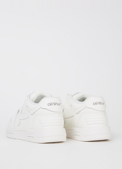 Off-White Out Of Office sneaker van kalfsleer  - achterkant wit