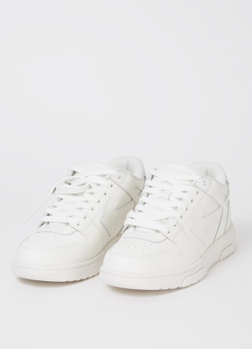 Off-White Out Of Office sneaker van kalfsleer  - detail 2 wit