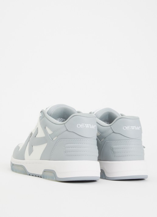 Off-White Out Of Office sneaker van kalfsleer  - achterkant 6 grijs