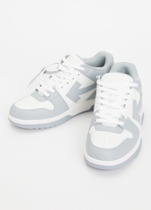 Off-White Out Of Office sneaker van kalfsleer  - detail 2 grijs