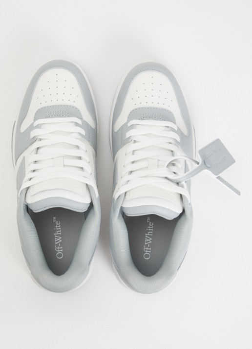 Off-White Out Of Office sneaker van kalfsleer  - detail 3 grijs