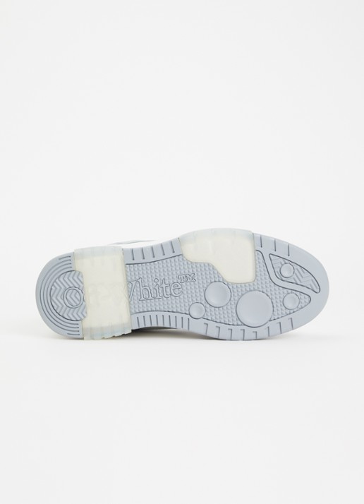 Off-White Out Of Office sneaker van kalfsleer  - detail 4 grijs
