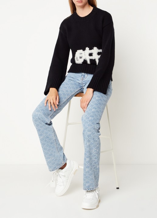 Off-White Out of Office sneaker van kalfsleer - voorkant 8 wit