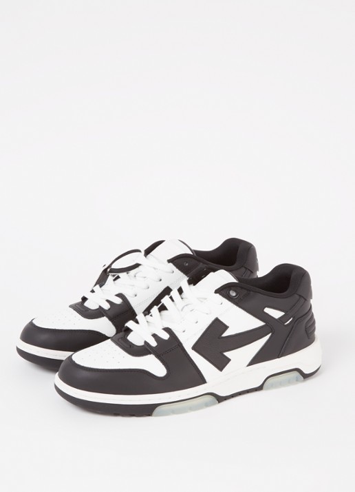 Off-White Out Of Office sneaker van kalfsleer - detail 3 wit
